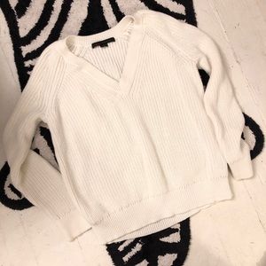 360 Cashmere cotton white sweater size M